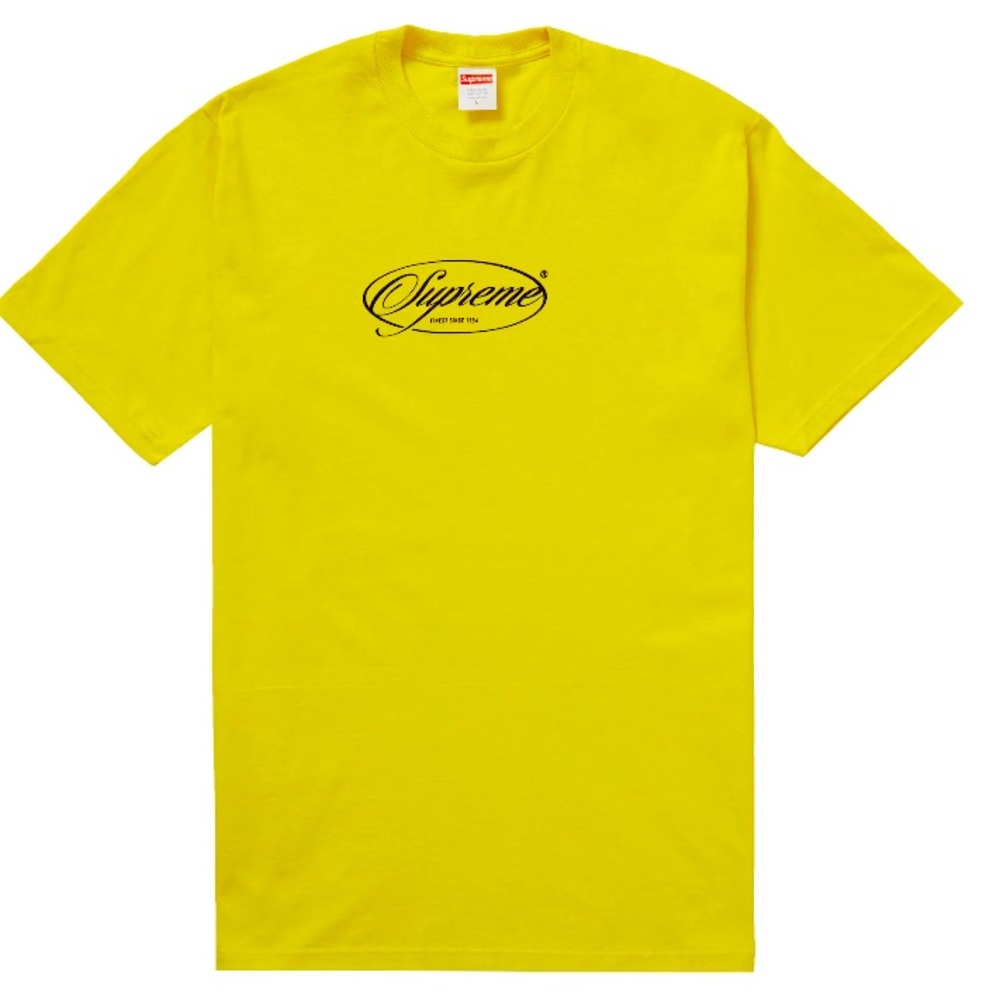 SUPREME 
Finest Tee Yellow